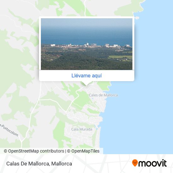 Mapa Calas De Mallorca