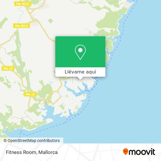 Mapa Fitness Room
