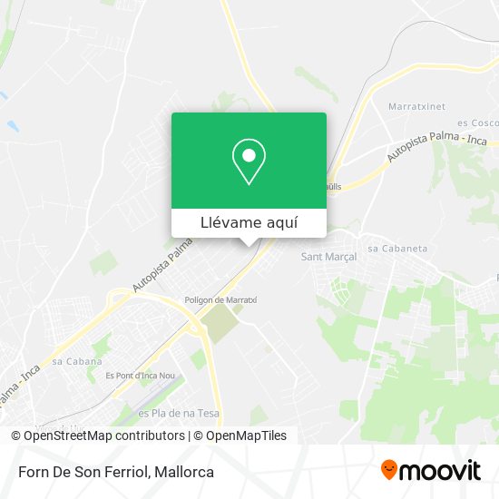 Mapa Forn De Son Ferriol
