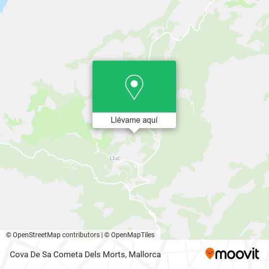 Mapa Cova De Sa Cometa Dels Morts