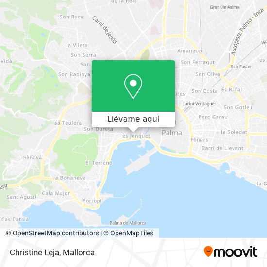 Mapa Christine Leja