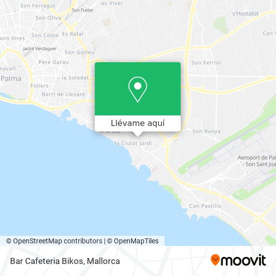 Mapa Bar Cafeteria Bikos