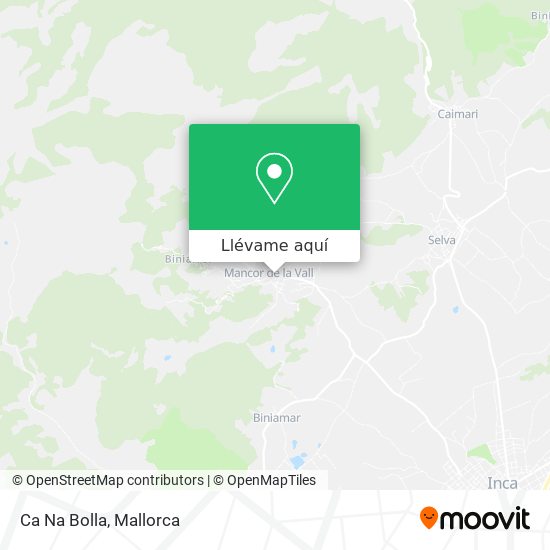Mapa Ca Na Bolla