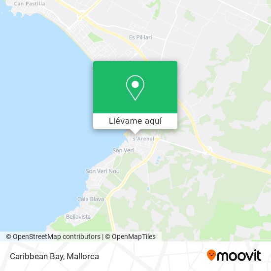 Mapa Caribbean Bay