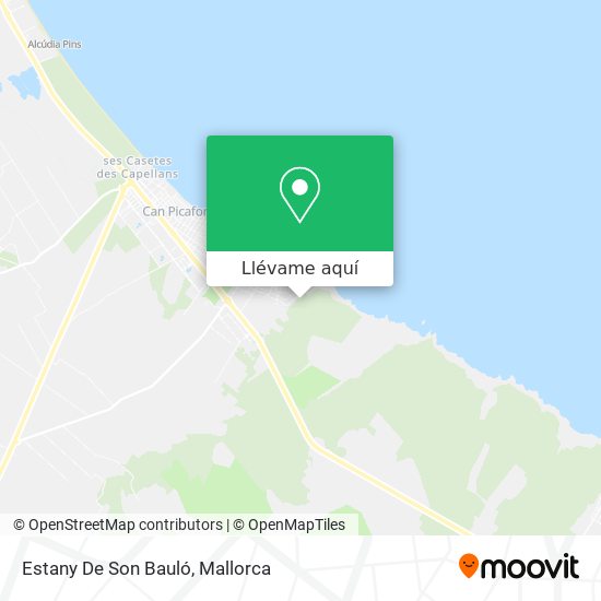 Mapa Estany De Son Bauló