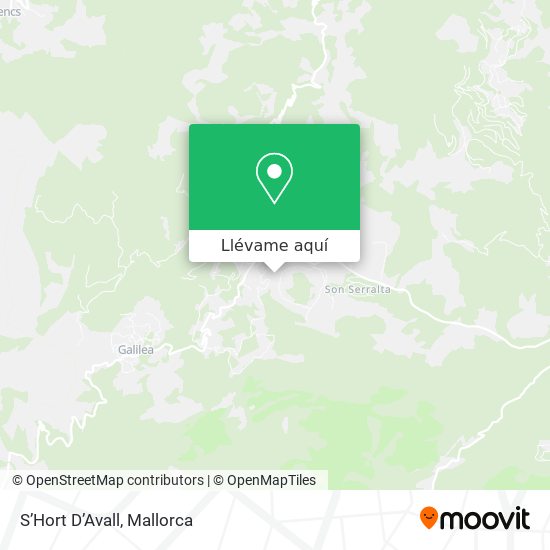 Mapa S’Hort D’Avall