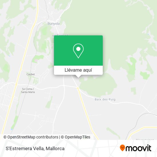 Mapa S'Estremera Vella