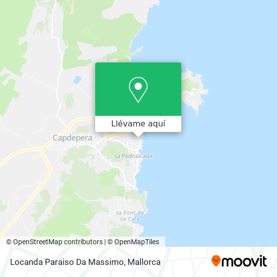 Mapa Locanda Paraiso Da Massimo