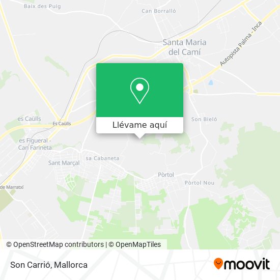 Mapa Son Carrió