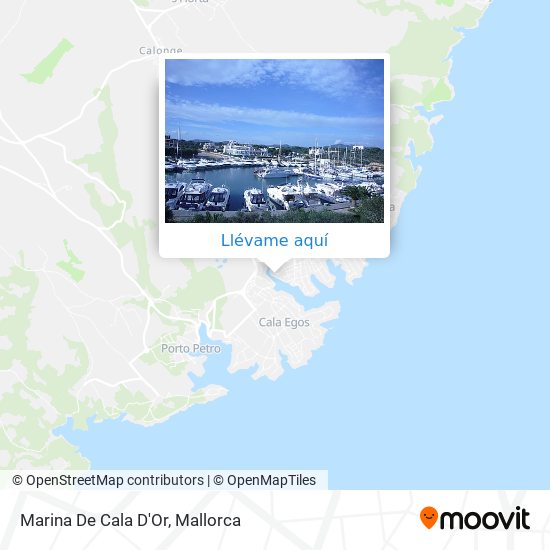 Mapa Marina De Cala D'Or