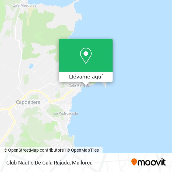 Mapa Club Nàutic De Cala Rajada