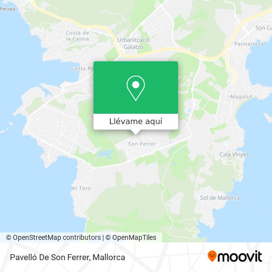 Mapa Pavelló De Son Ferrer