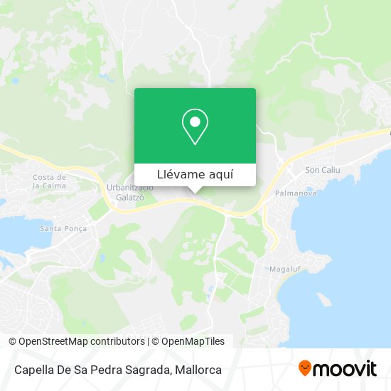 Mapa Capella De Sa Pedra Sagrada