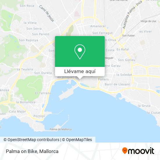 Mapa Palma on Bike