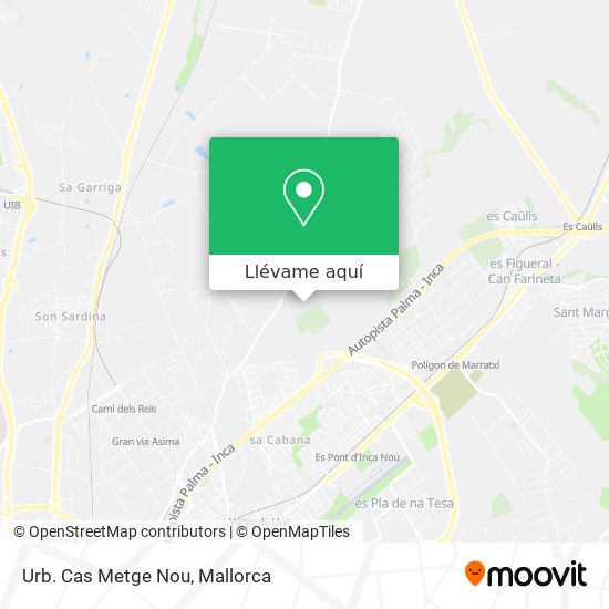 Mapa Urb. Cas Metge Nou