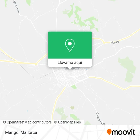 Mapa Mango