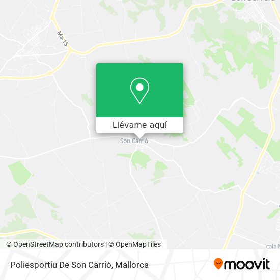 Mapa Poliesportiu De Son Carrió