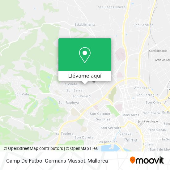 Mapa Camp De Futbol Germans Massot