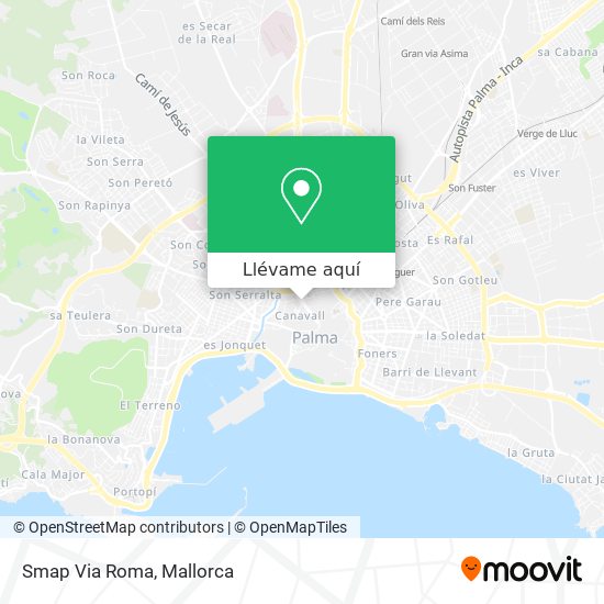 Mapa Smap Via Roma