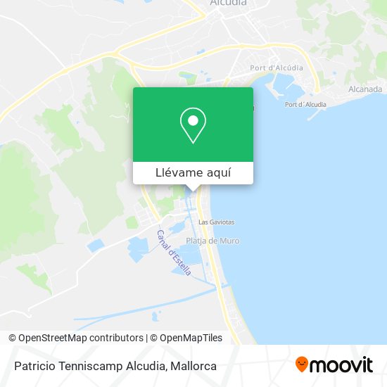 Mapa Patricio Tenniscamp Alcudia