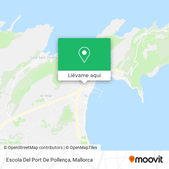 Mapa Escola Del Port De Pollença