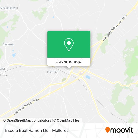 Mapa Escola Beat Ramon Llull