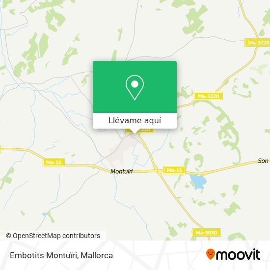 Mapa Embotits Montuïri