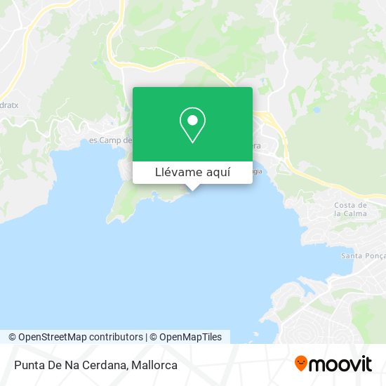 Mapa Punta De Na Cerdana
