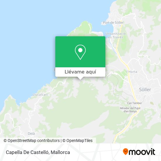Mapa Capella De Castelló