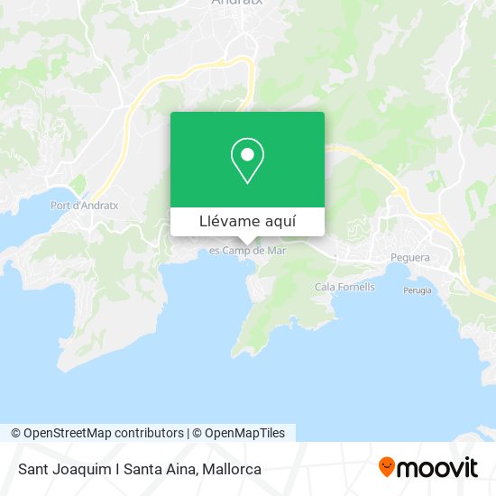 Mapa Sant Joaquim I Santa Aina