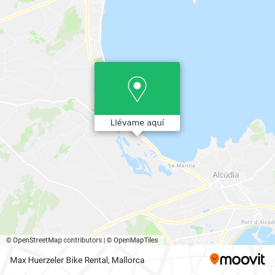 Mapa Max Huerzeler Bike Rental