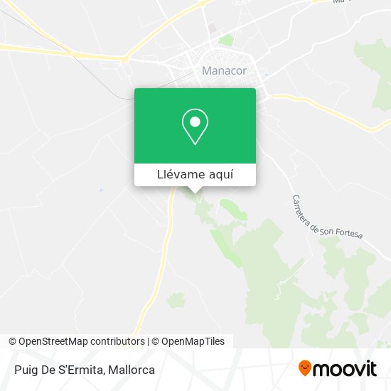 Mapa Puig De S'Ermita
