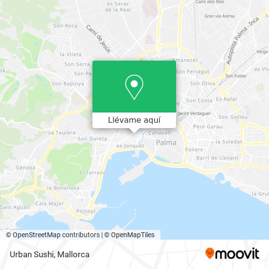 Mapa Urban Sushi