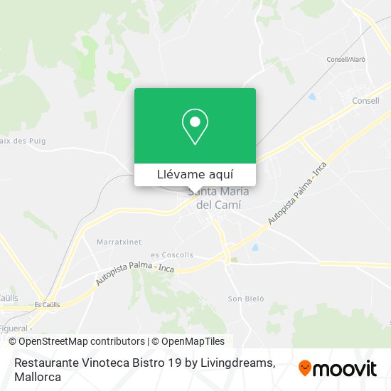 Mapa Restaurante Vinoteca Bistro 19 by Livingdreams