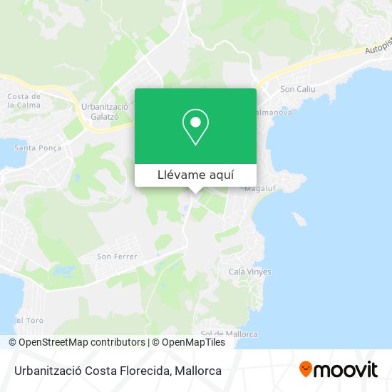 Mapa Urbanització Costa Florecida