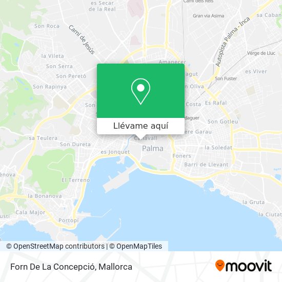 Mapa Forn De La Concepció