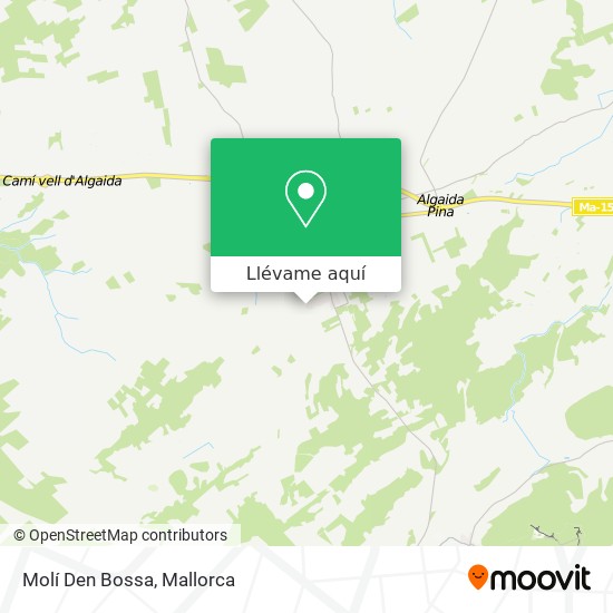 Mapa Molí Den Bossa
