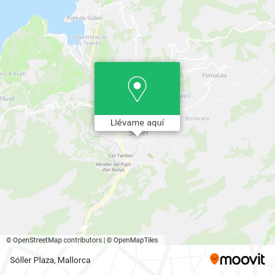 Mapa Sóller Plaza
