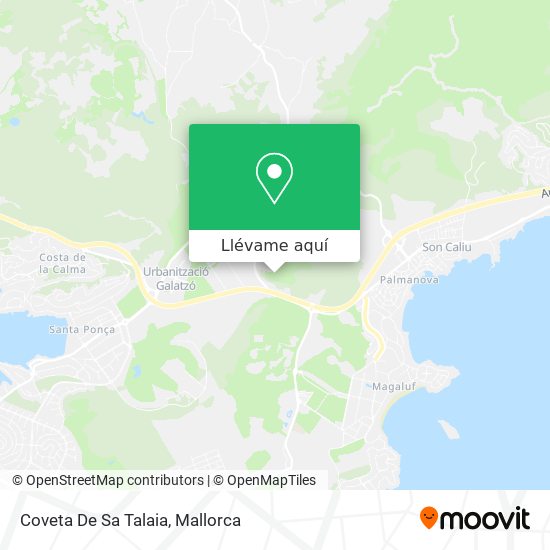 Mapa Coveta De Sa Talaia