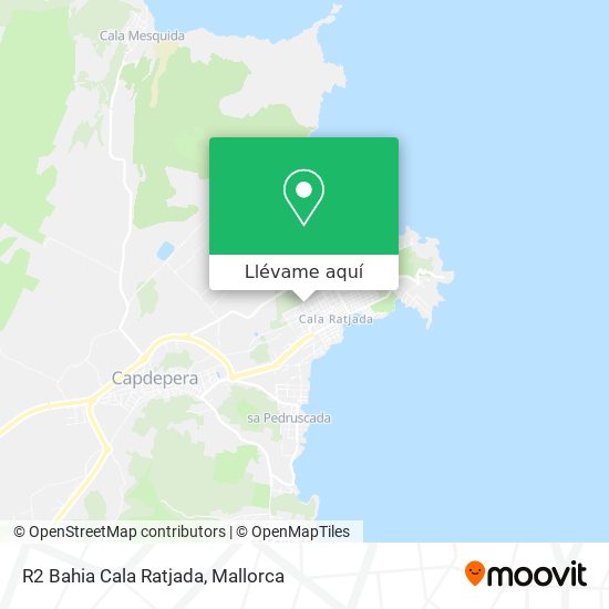 Mapa R2 Bahia Cala Ratjada