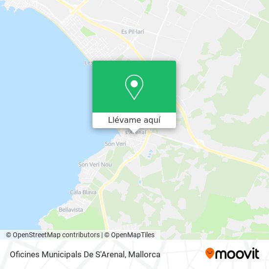 Mapa Oficines Municipals De S'Arenal