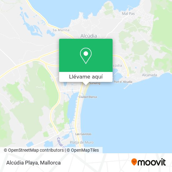 Mapa Alcúdia Playa