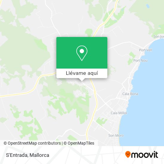 Mapa S'Entrada
