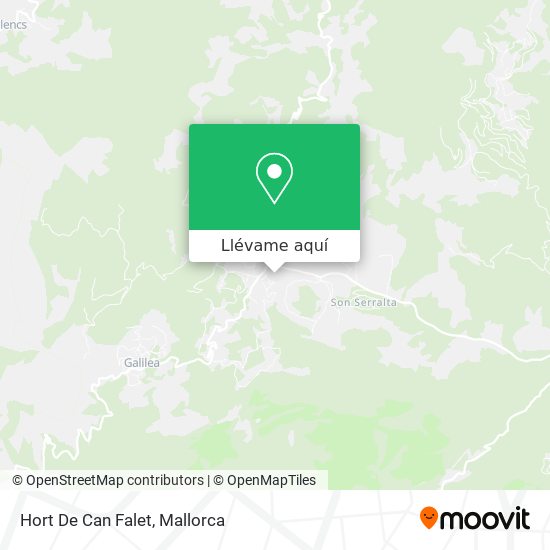 Mapa Hort De Can Falet