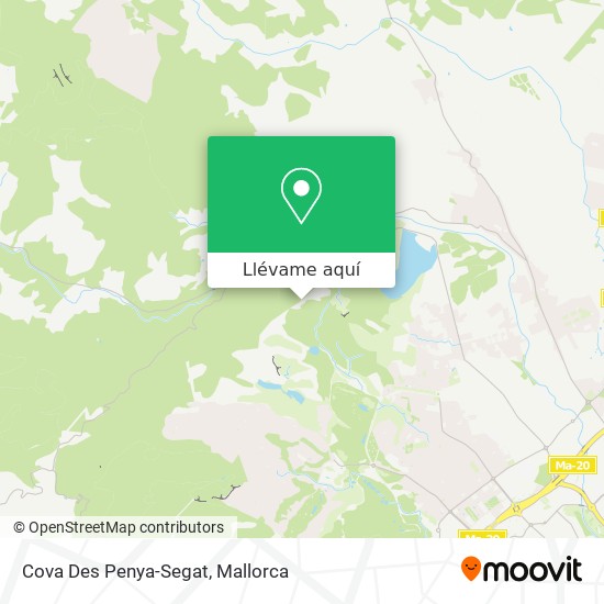 Mapa Cova Des Penya-Segat