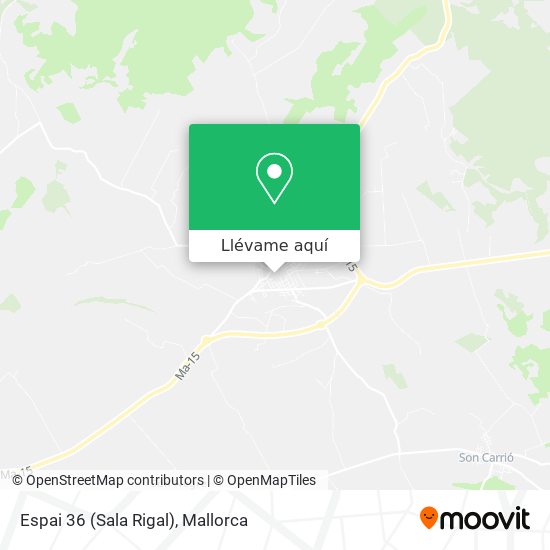 Mapa Espai 36 (Sala Rigal)
