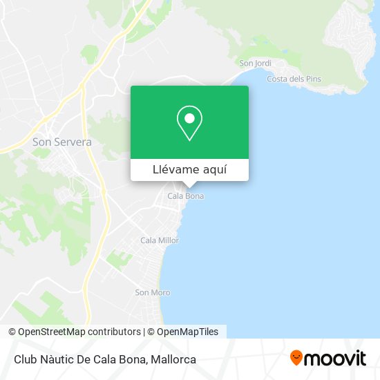 Mapa Club Nàutic De Cala Bona