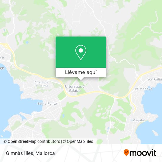 Mapa Gimnàs Illes