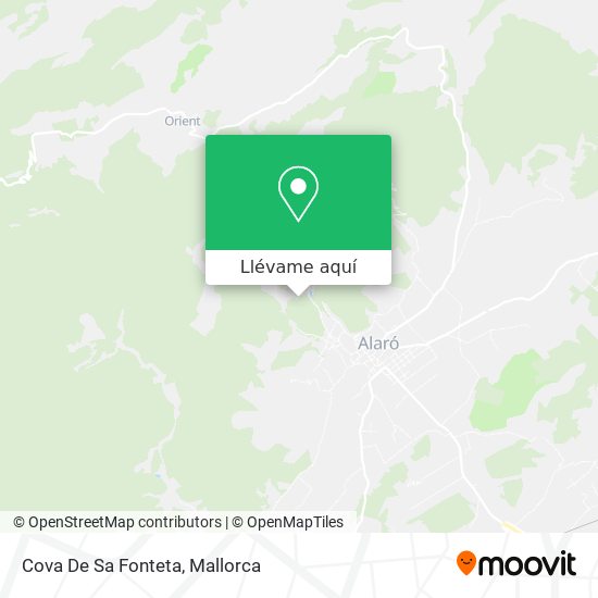 Mapa Cova De Sa Fonteta