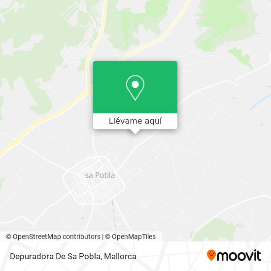 Mapa Depuradora De Sa Pobla